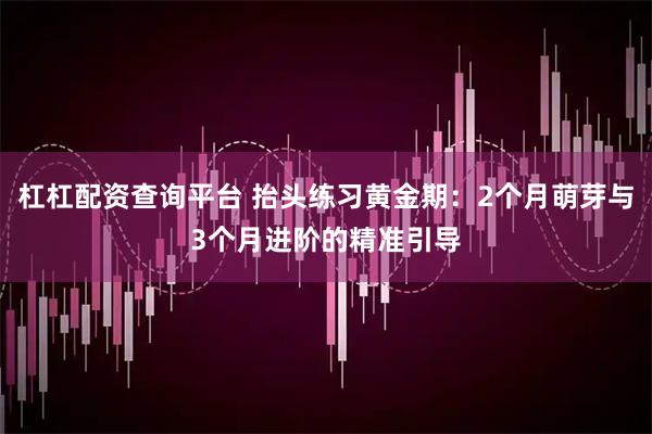 杠杠配资查询平台 抬头练习黄金期：2个月萌芽与3个月进阶的精准引导